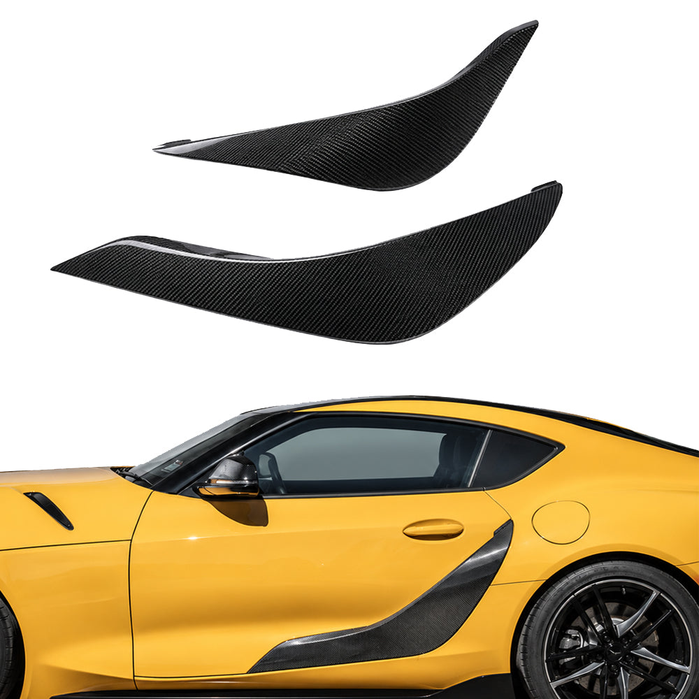 Toyota GR Supra A90 dry carbon fiber door fender panels