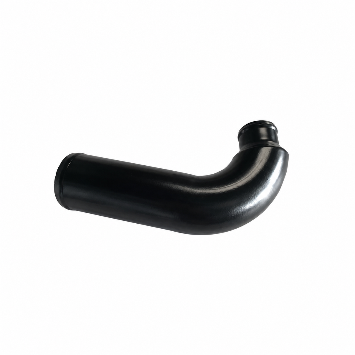 VW Audi EA888 Gen 3 turbo outlet pipe bend and high-flow aluminum tubing detail