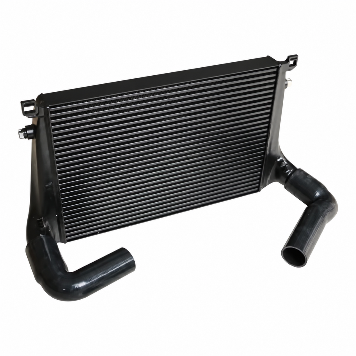 VW Golf GTI MK8 Audi A3 8Y performance intercooler with charge air hose side view