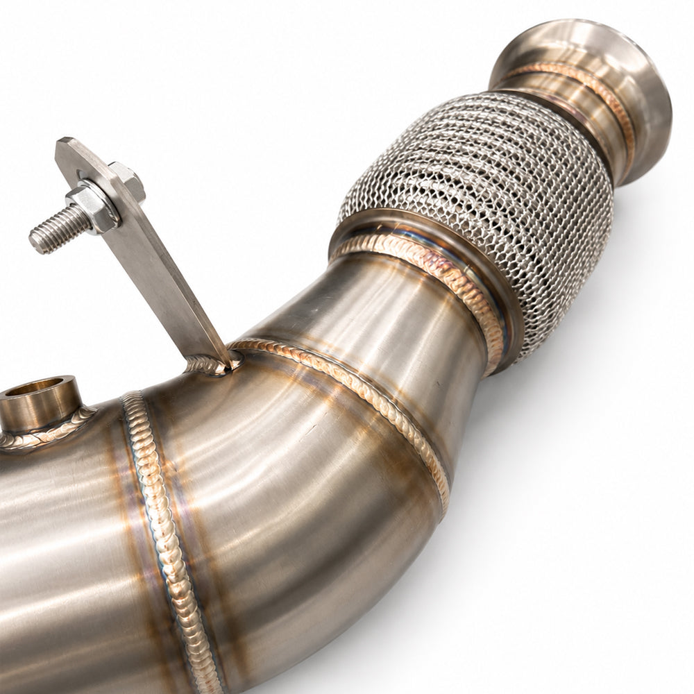 BMW B48 G & F CHASSIS CATLESS DOWNPIPE WITH OPF/GPF & V-Band