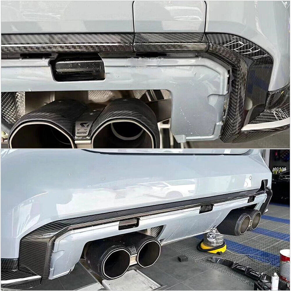BMW M3 G80/G81 & M4 G82/G83 CARBON FIBER REAR BUMPER DIFFUSER TRIM