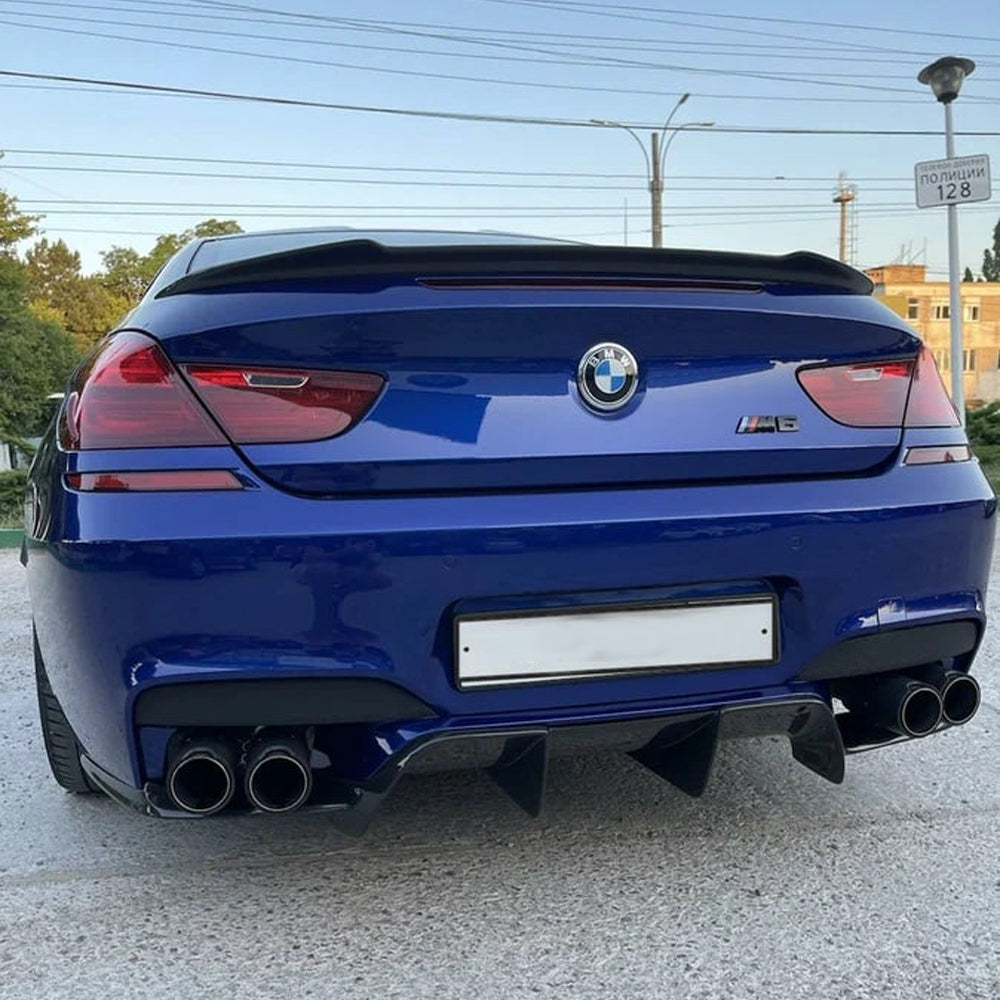 BMW 6 SERIES F12 CARBON FIBER M6 STYLE REAR TRUNK SPOILER