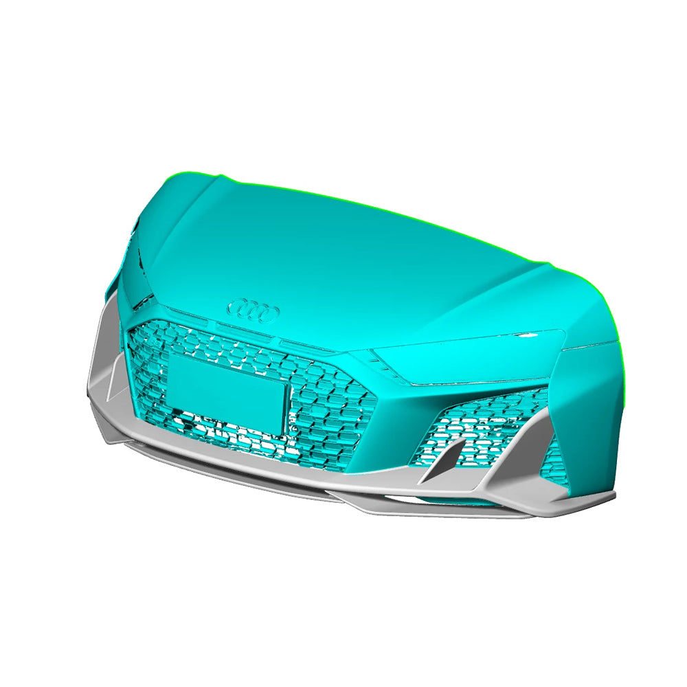 AUDI R8 V10 CARBON FIBER CUSTOM FRONT SPLITTER (2023)