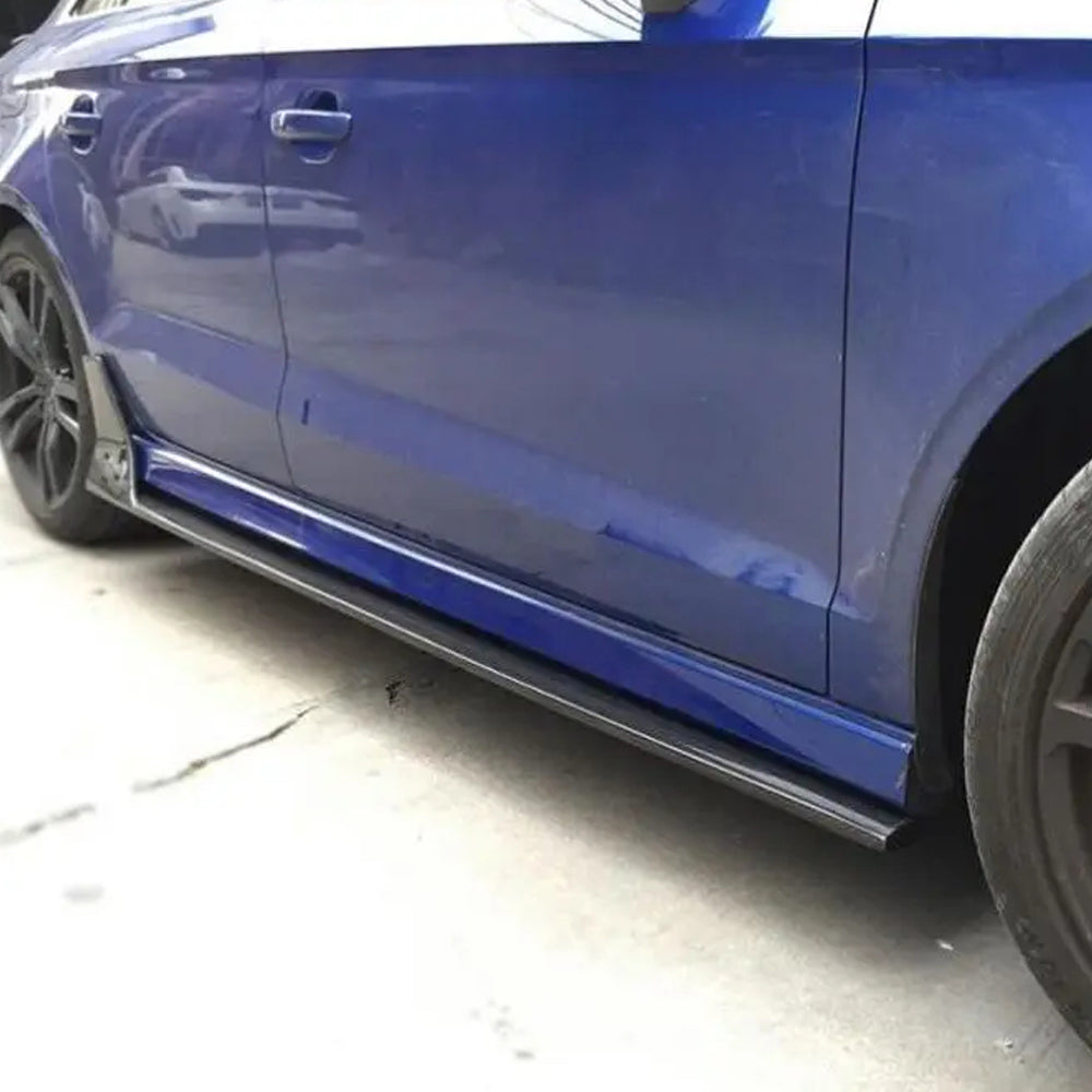 AUDI A3/S3 (8V) SEDAN CARBON FIBER SIDE SKIRTS