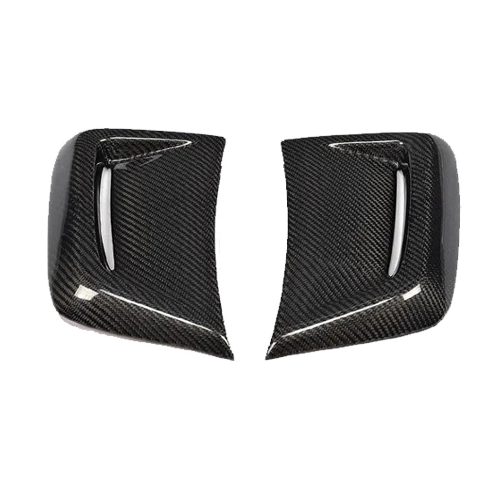 MERCEDES C63 W204 CARBON FIBER FRONT BUMPER AIR VENTS (2012-2014)