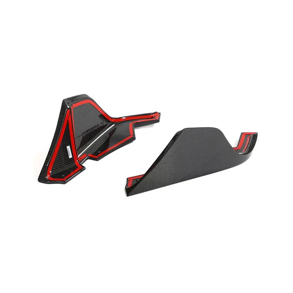 TOYOTA GR SUPRA A90 MK5 CARBON FIBER REAR BUMPER FLAPS (2019+)