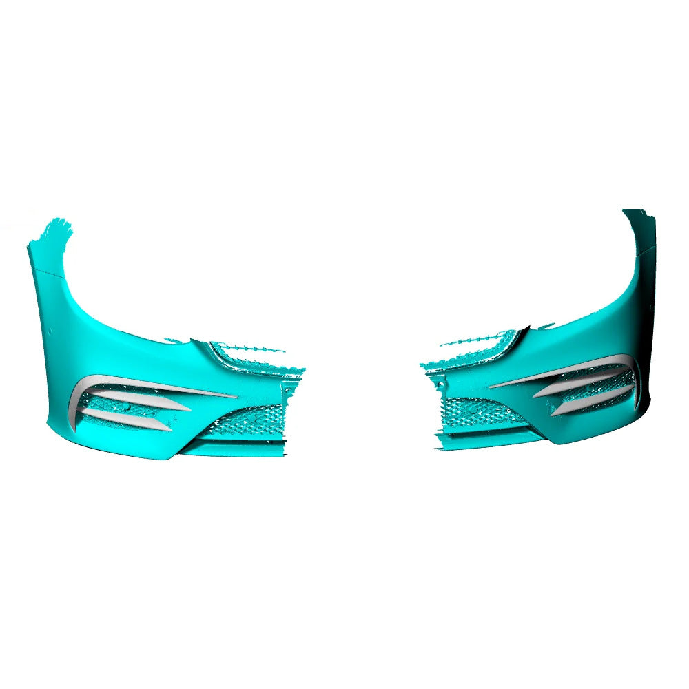 MERCEDES E CLASS W213 CARBON FIBER FRONT BUMPER CANARDS