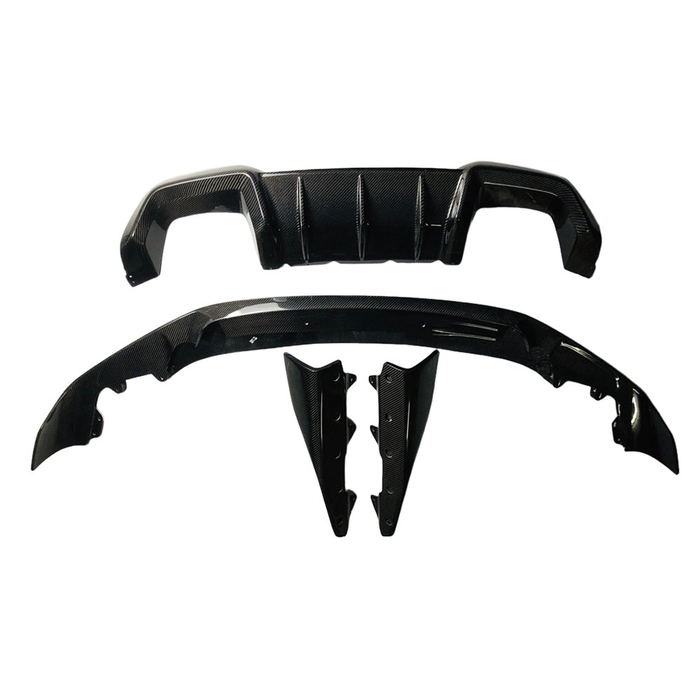 BMW M2 F87 CARBON FIBER BODY KIT FRONT SPLITTER & DIFFUSER