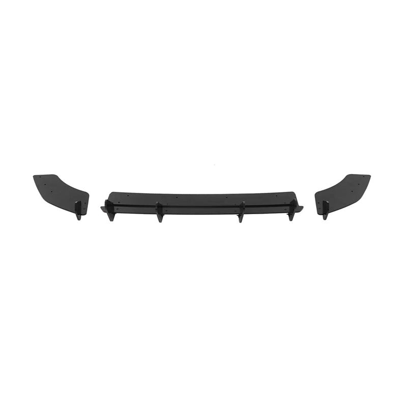 VOLKSWAGEN GOLF MK7 GTI GLOSS BLACK V STYLE REAR DIFFUSER