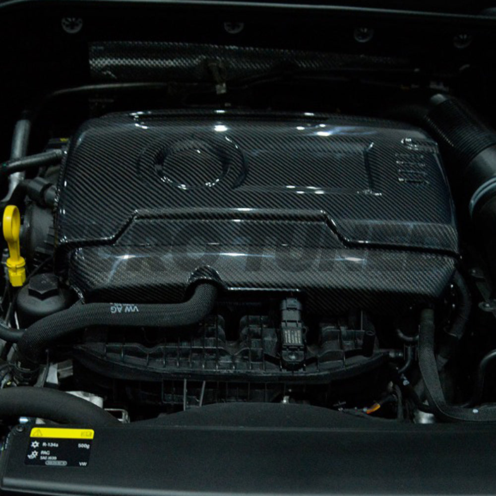 VOLKSWAGEN GOLF MK7 GTI & MK7 R CARBON FIBER ENGINE COVER