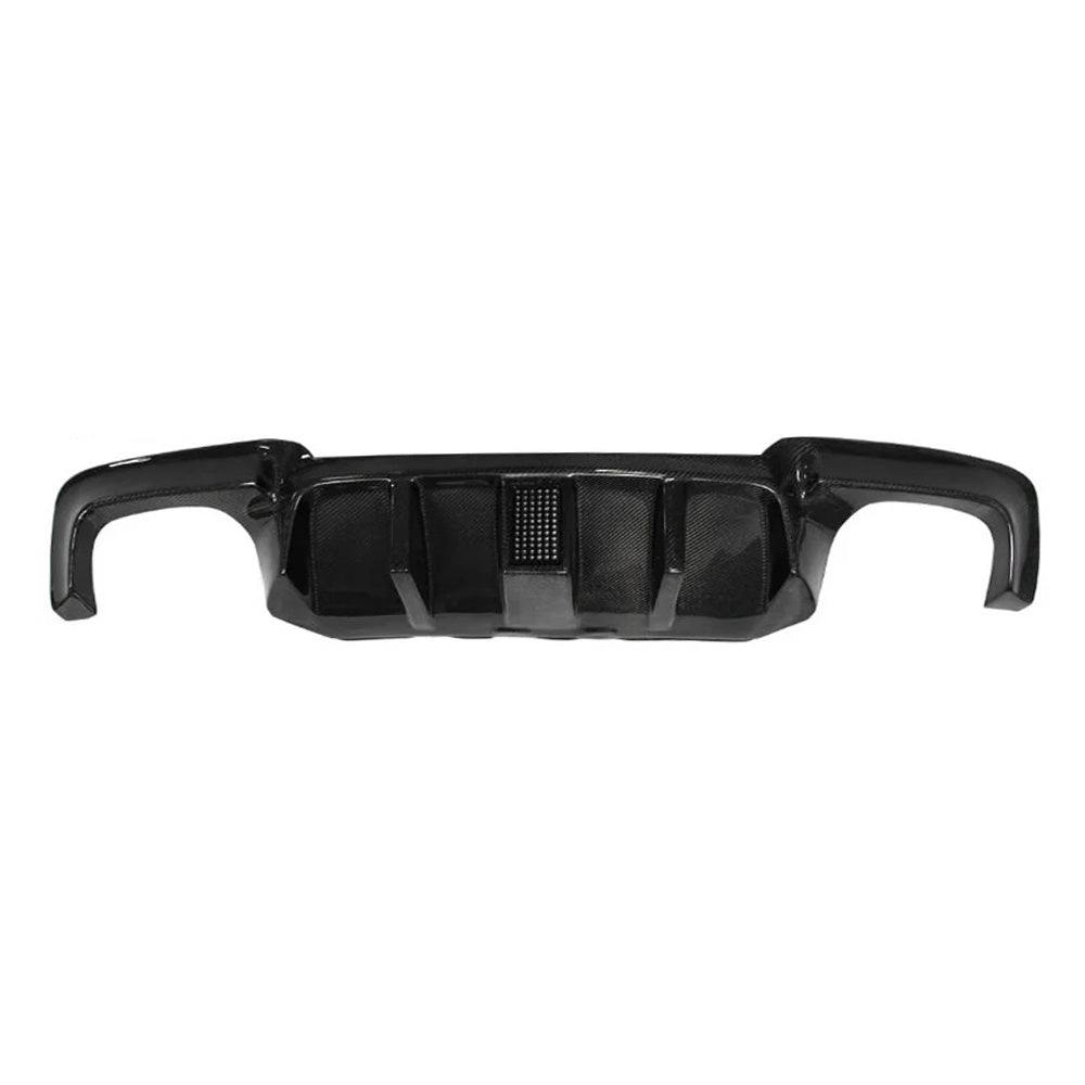 BMW M5 F10 CARBON FIBER REAR DIFFUSER WITH LED LIGHT