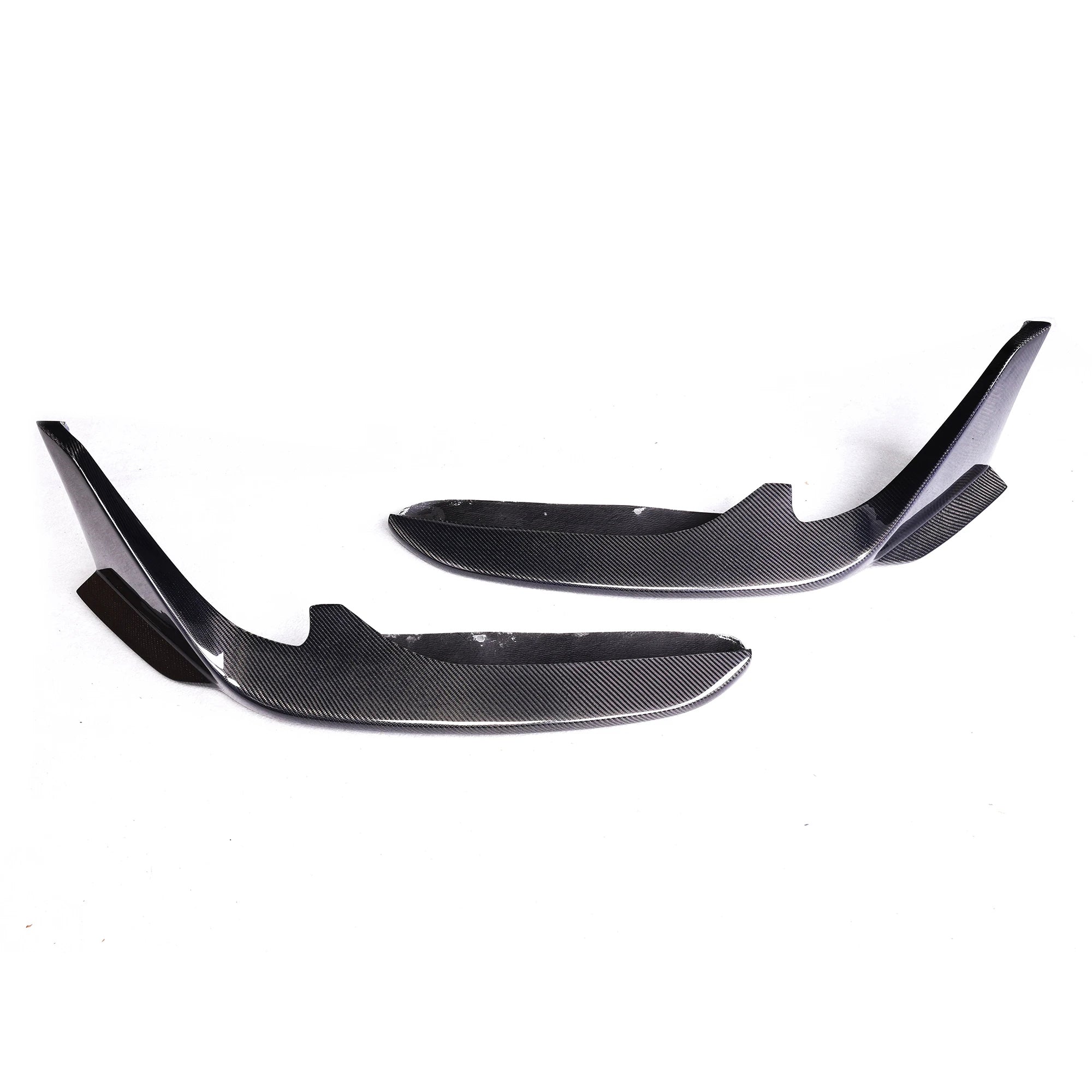 TOYOTA GR SUPRA A90 MK5 CARBON FIBER FRONT BUMPER SPATS (2019+)
