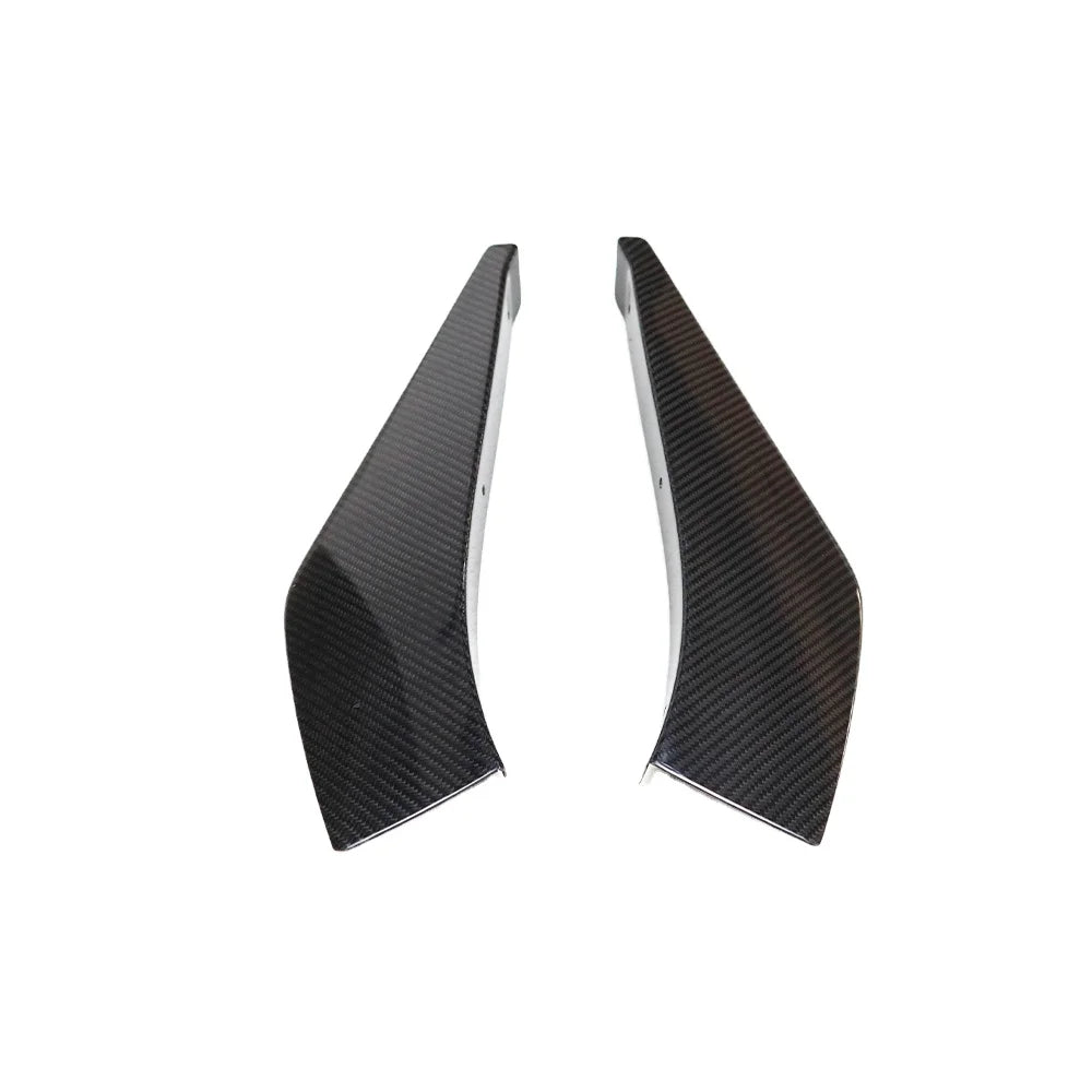 TOYOTA GR SUPRA A90 MK5 CARBON FIBER FRONT BUMPER CANARDS (2019+)