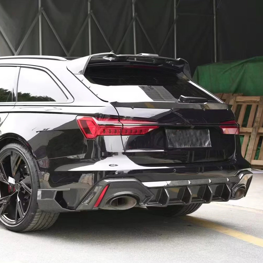 AUDI RS6 C8 AVANT CARBON FIBER ROOF SPOILER (2019-2021)