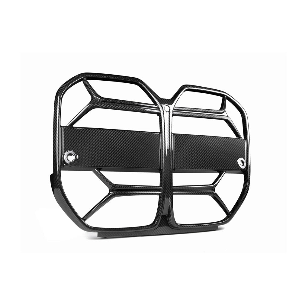 BMW 4 SERIES G26 GRAN COUPE CARBON FIBER CSL STYLE FRONT GRILLE (2021+)
