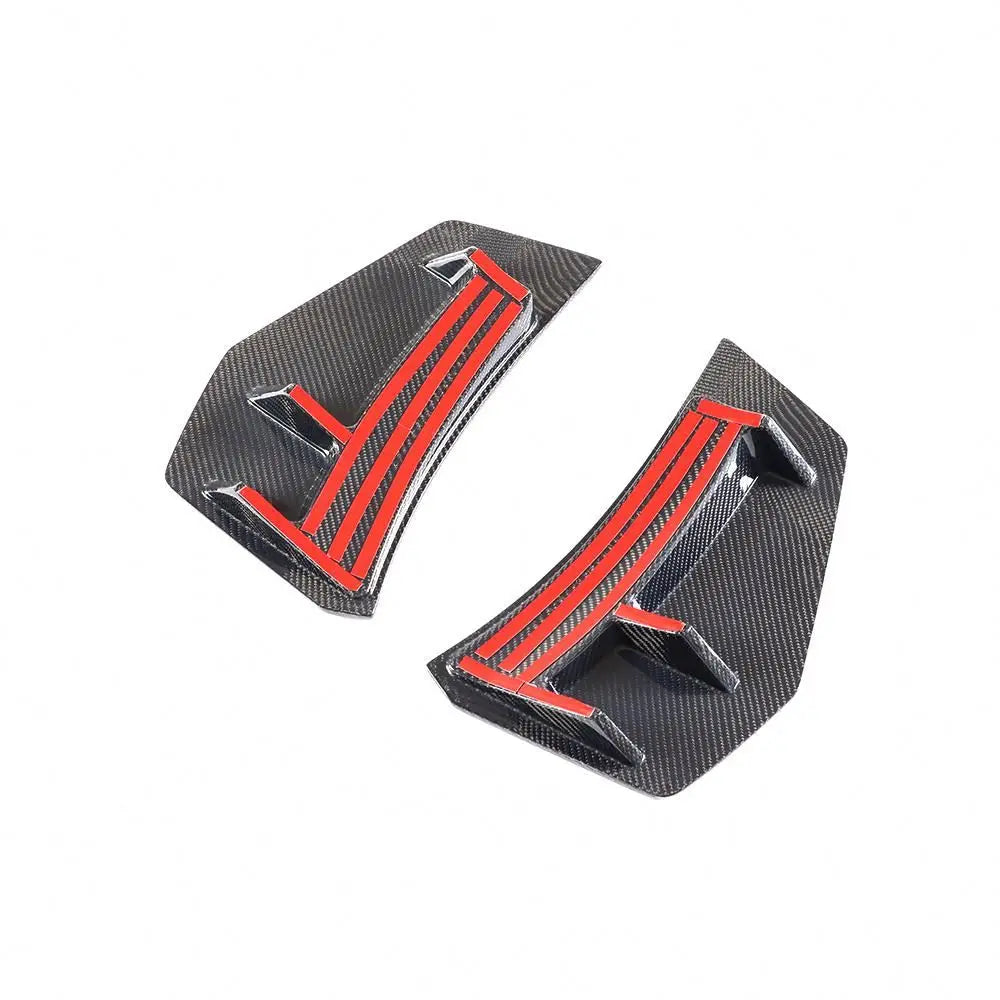 AUDI R8 COUPE CARBON FIBER REAR BUMPER TRIMS