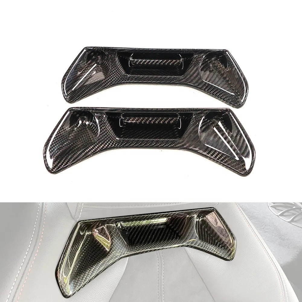 TOYOTA GR SUPRA A90 MK5 CARBON FIBER SEAT TRIMS (2019+)