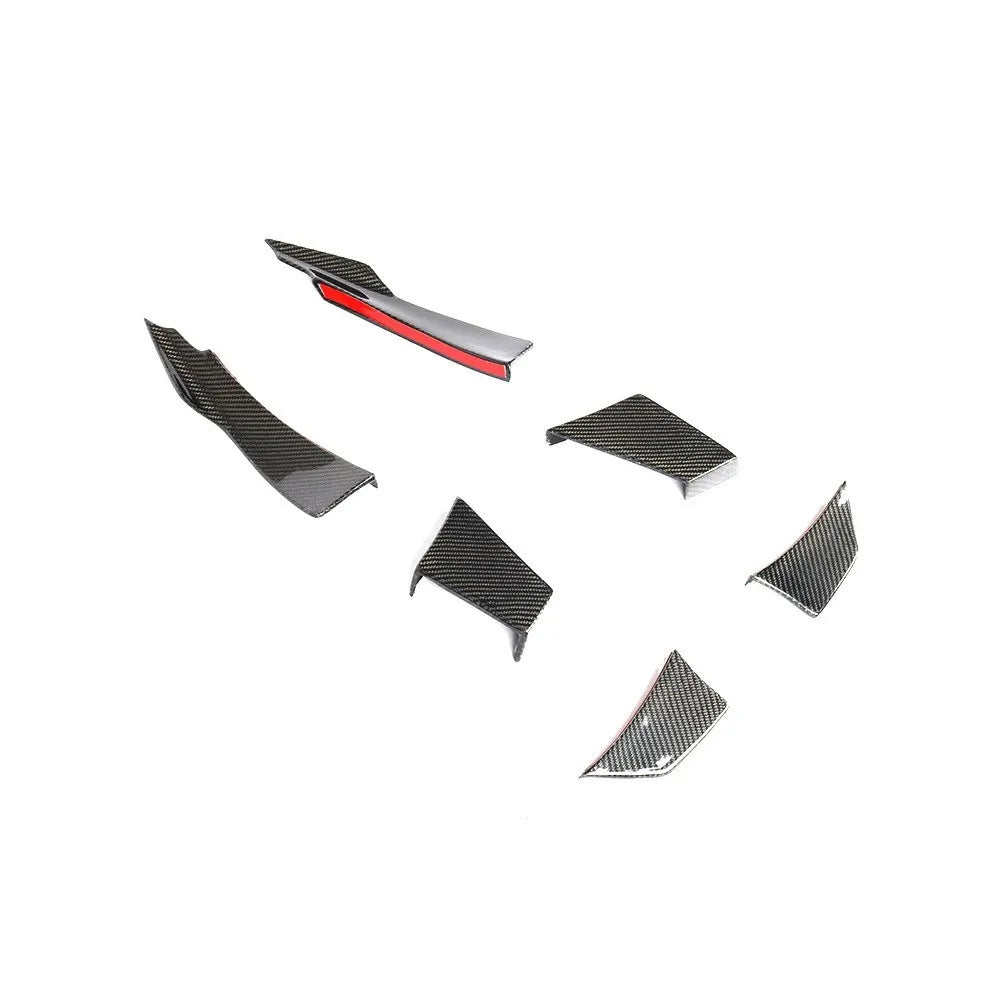 BMW M3 F80 & M4 F82/F83 CARBON FIBER MAD STYLE FRONT BUMPER CANARDS