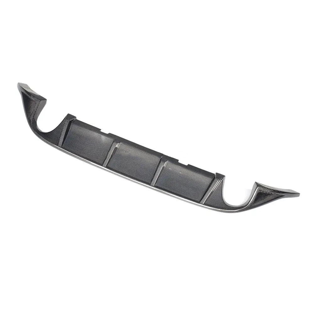 VOLKSWAGEN GOLF MK7 CARBON FIBER REAR DIFFUSER WITH DUAL EXAHUST