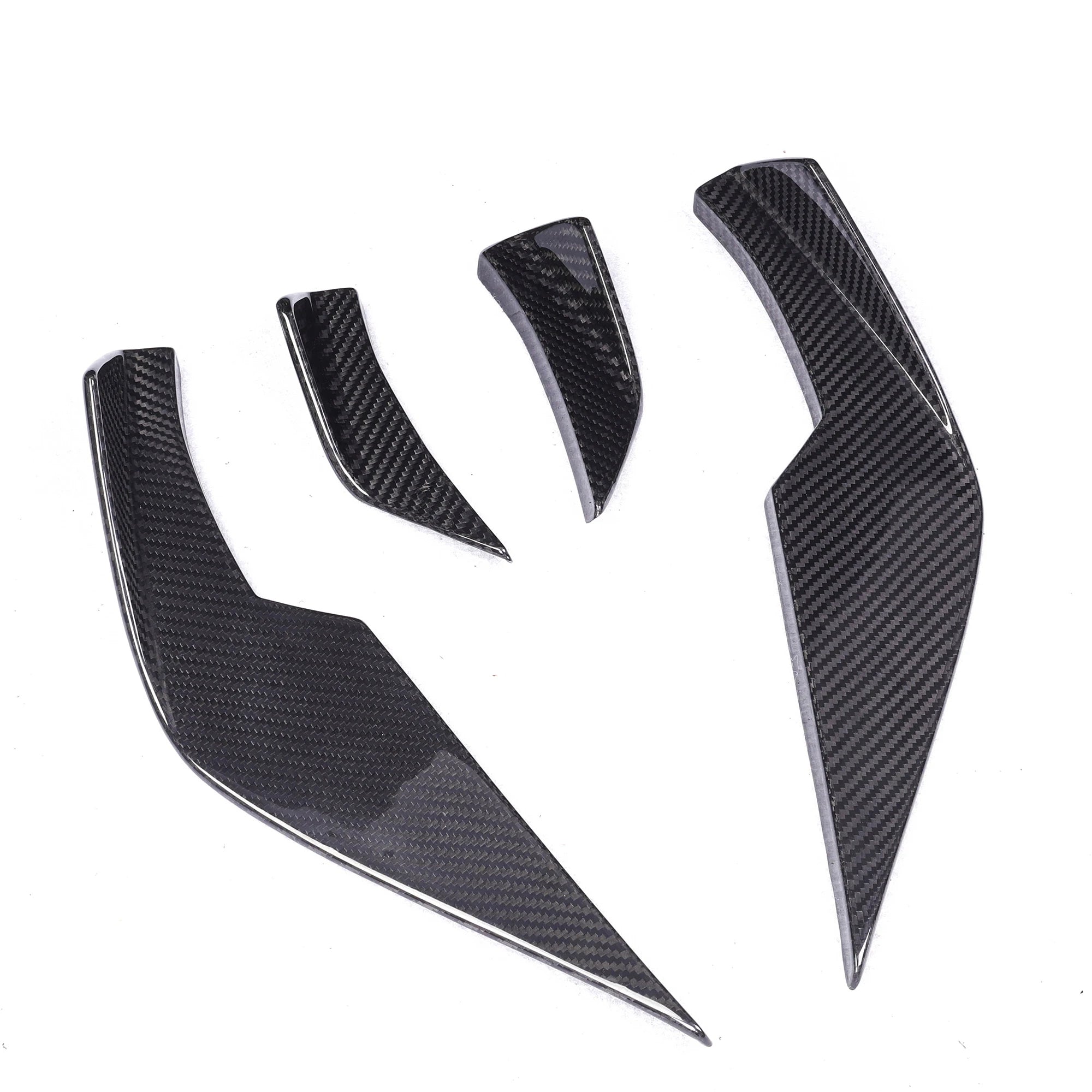 BMW M3 G80/G81 & M4 G82/G83 CARBON FIBER FRONT BUMPER VS STYLE CANARDS