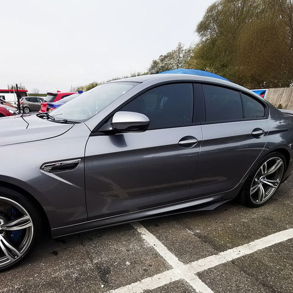 BMW 6 SERIES F06/F12/F13 CARBON FIBER SIDE SKIRTS V STYLE