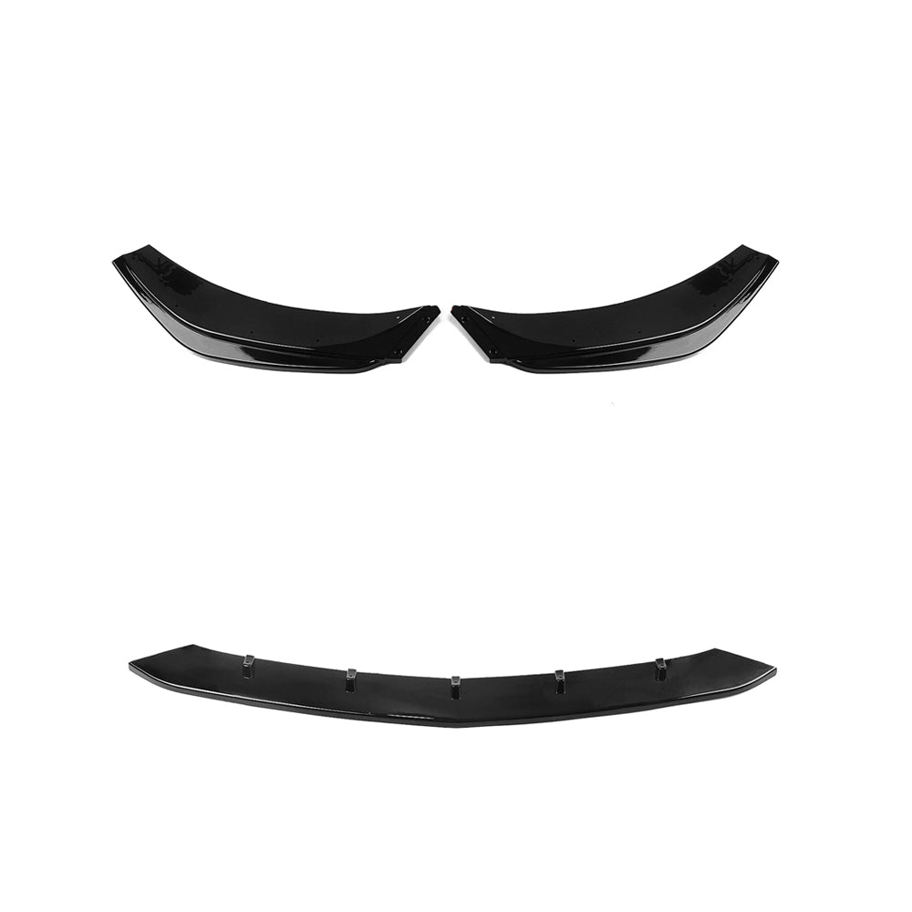 MERCEDES C-CLASS & C43 AMG W206 GLOSS BLACK FRONT SPLITTER (2021+)