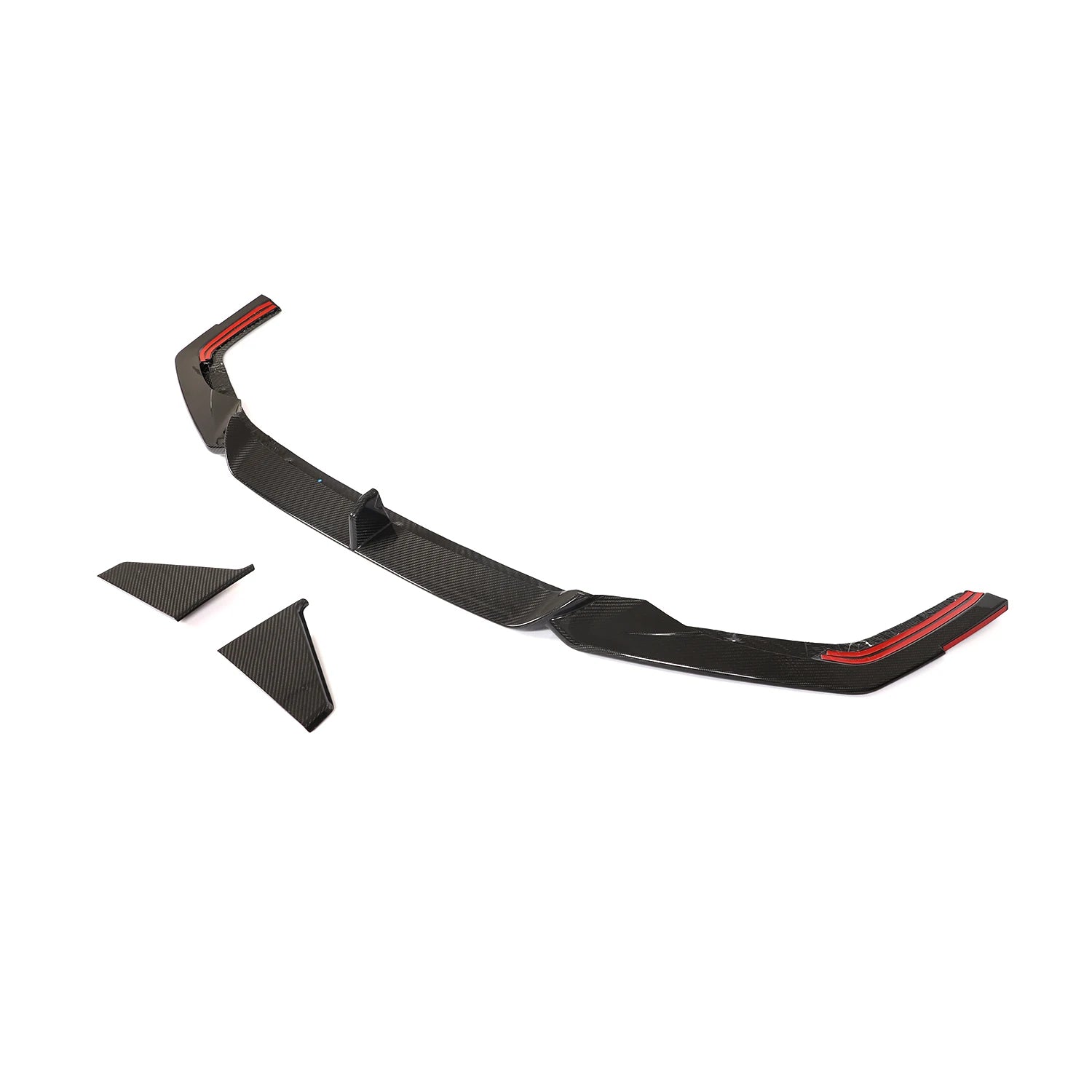 AUDI RS7 C8 CARBON FIBER V STYLE FRONT SPLITTER (2019-2021)