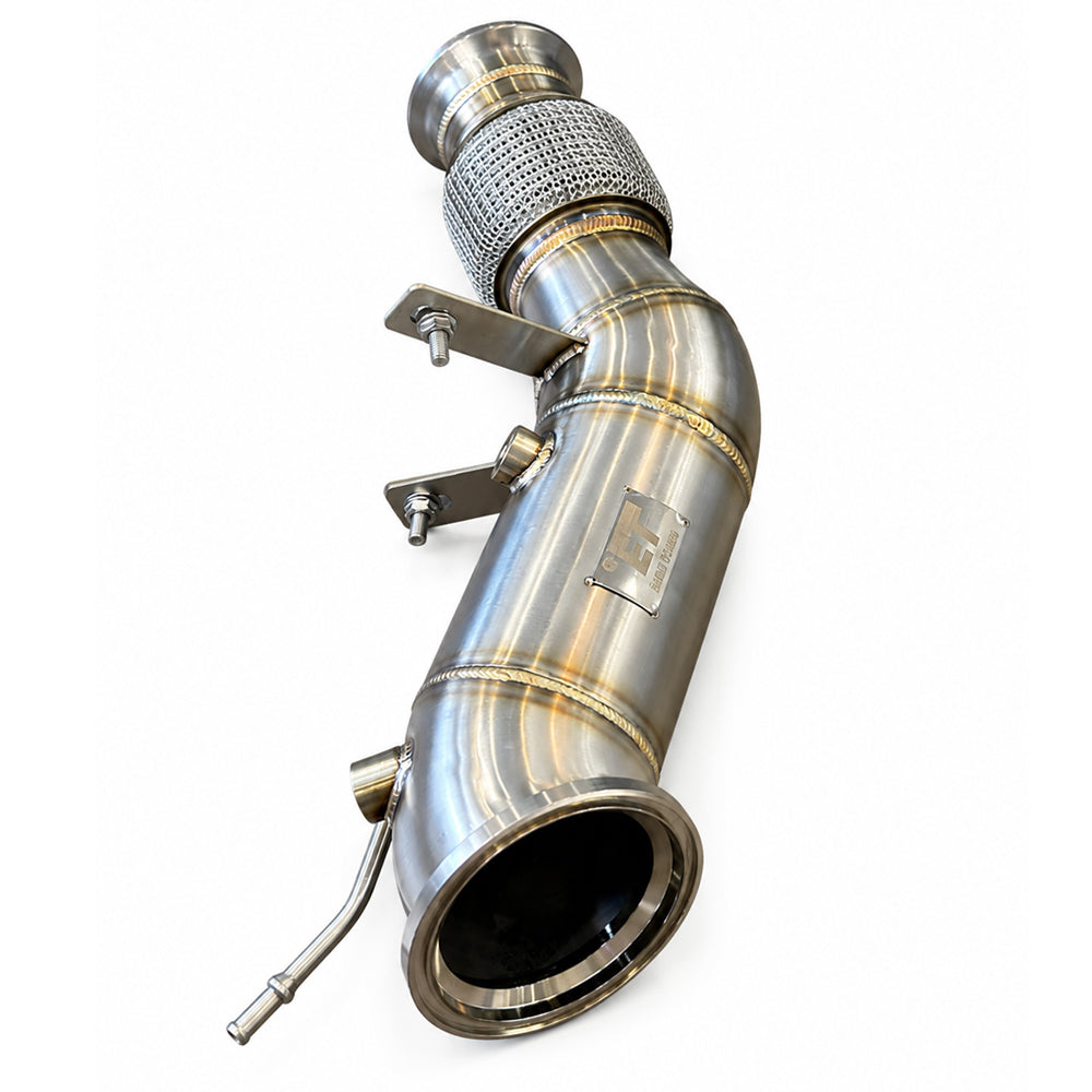 BMW B48 G & F CHASSIS CATLESS DOWNPIPE WITH OPF/GPF & V-Band