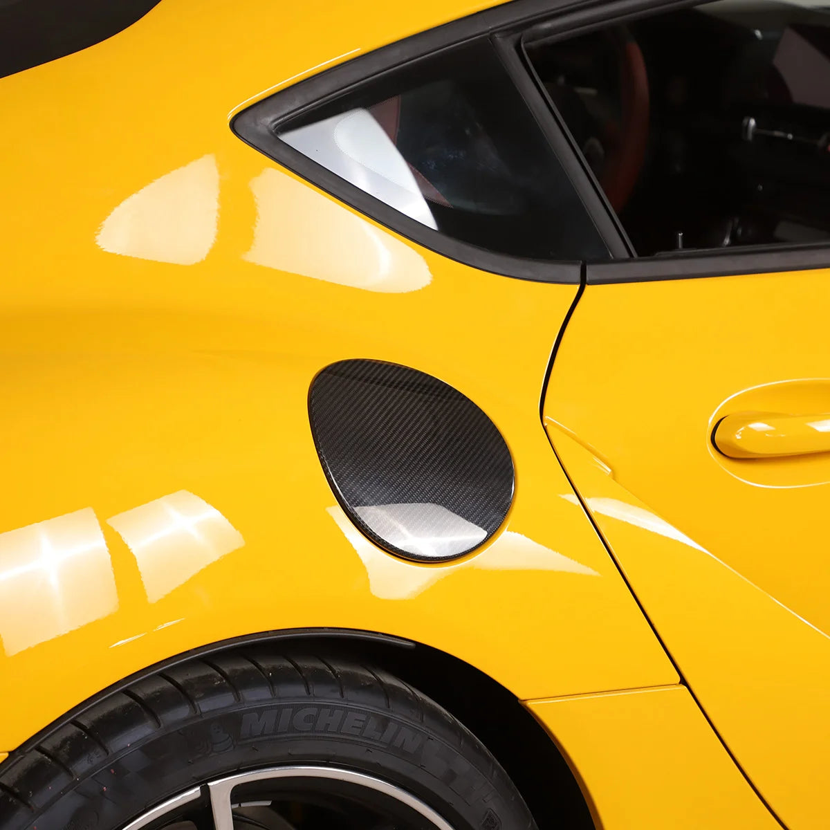 TOYOTA GR SUPRA A90 MK5 CARBON FIBER FUEL CAP TRIM (2019+)