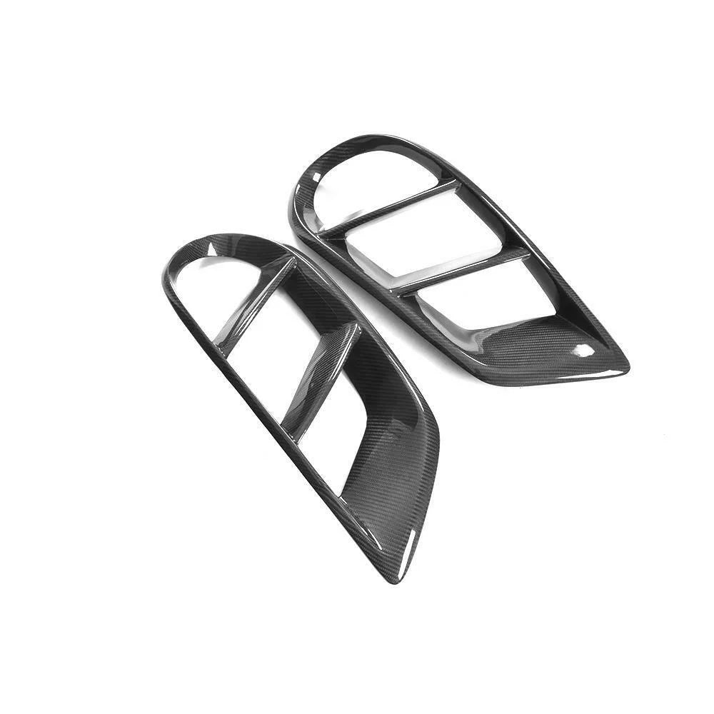 MERCEDES C43 W205 CARBON FIBER FRONT BUMPER AIR VENT COVERS