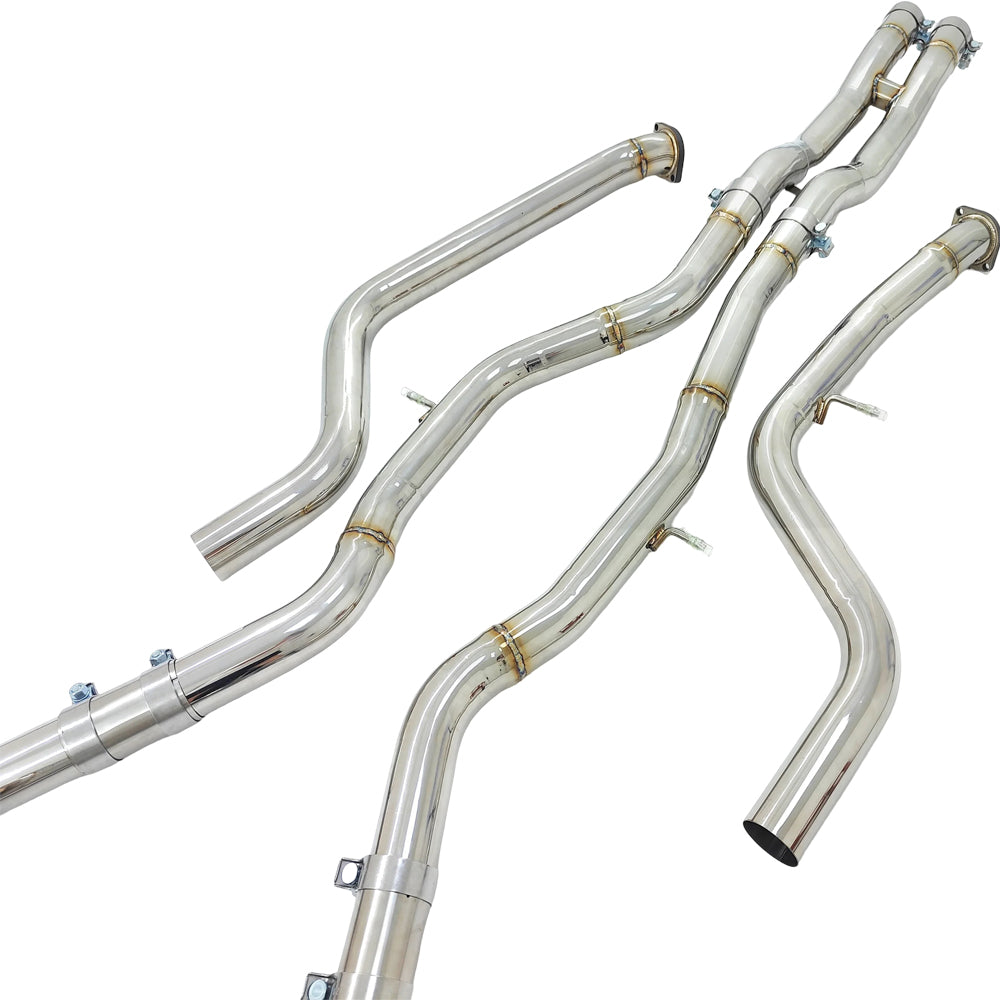 BMW M3 F80 & M4 F82/F83 VALVED CATBACK EXHAUST WITH HEAT SHIELD MUFFLER