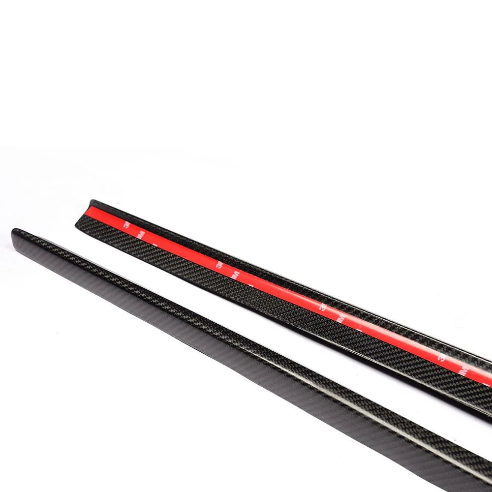 BMW 6 SERIES F06/F12/F13 CARBON FIBER SIDE SKIRTS V STYLE