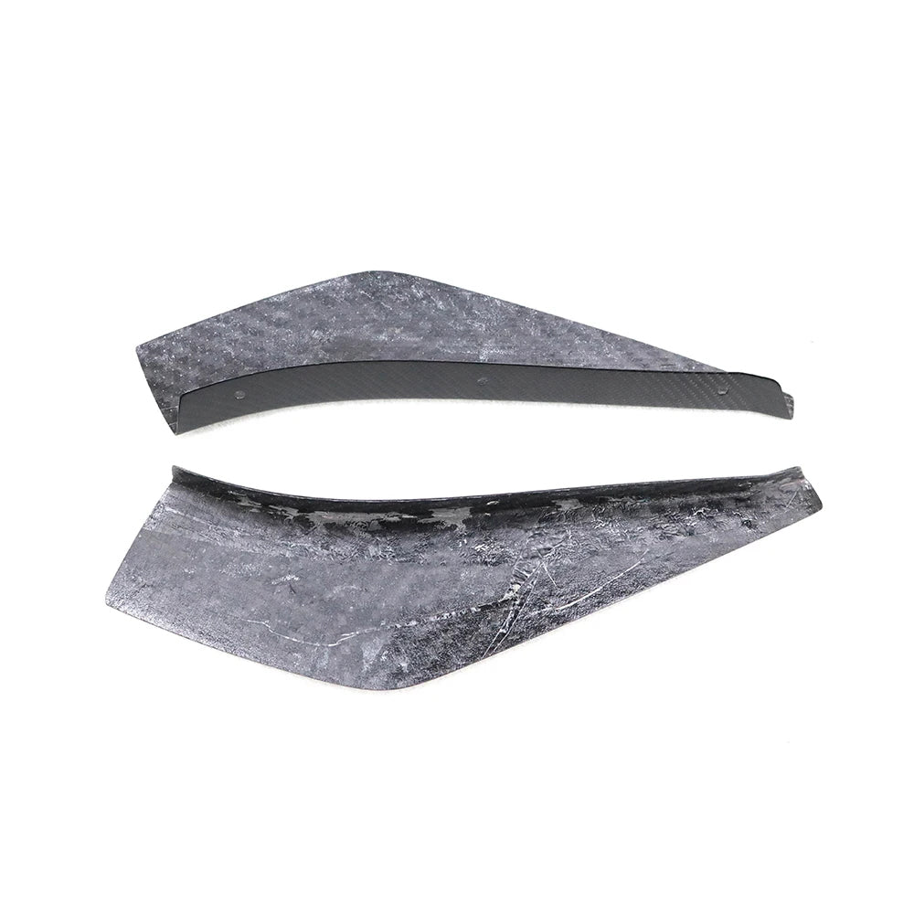 TOYOTA GR SUPRA A90 MK5 CARBON FIBER FRONT BUMPER CANARDS (2019+)