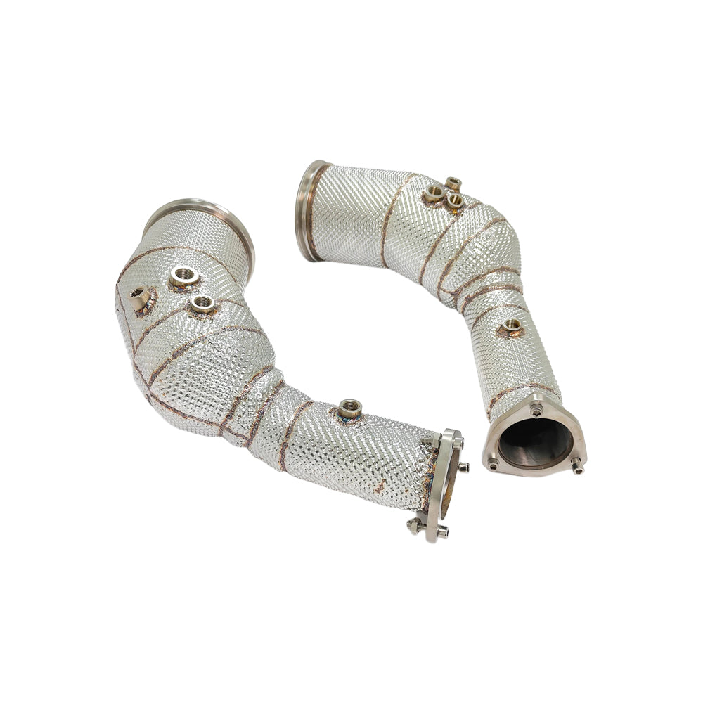 AUDI RS6 C8 & RS7 C8 HIGH FLOW CATTED HEAT SHIELD DOWNPIPE