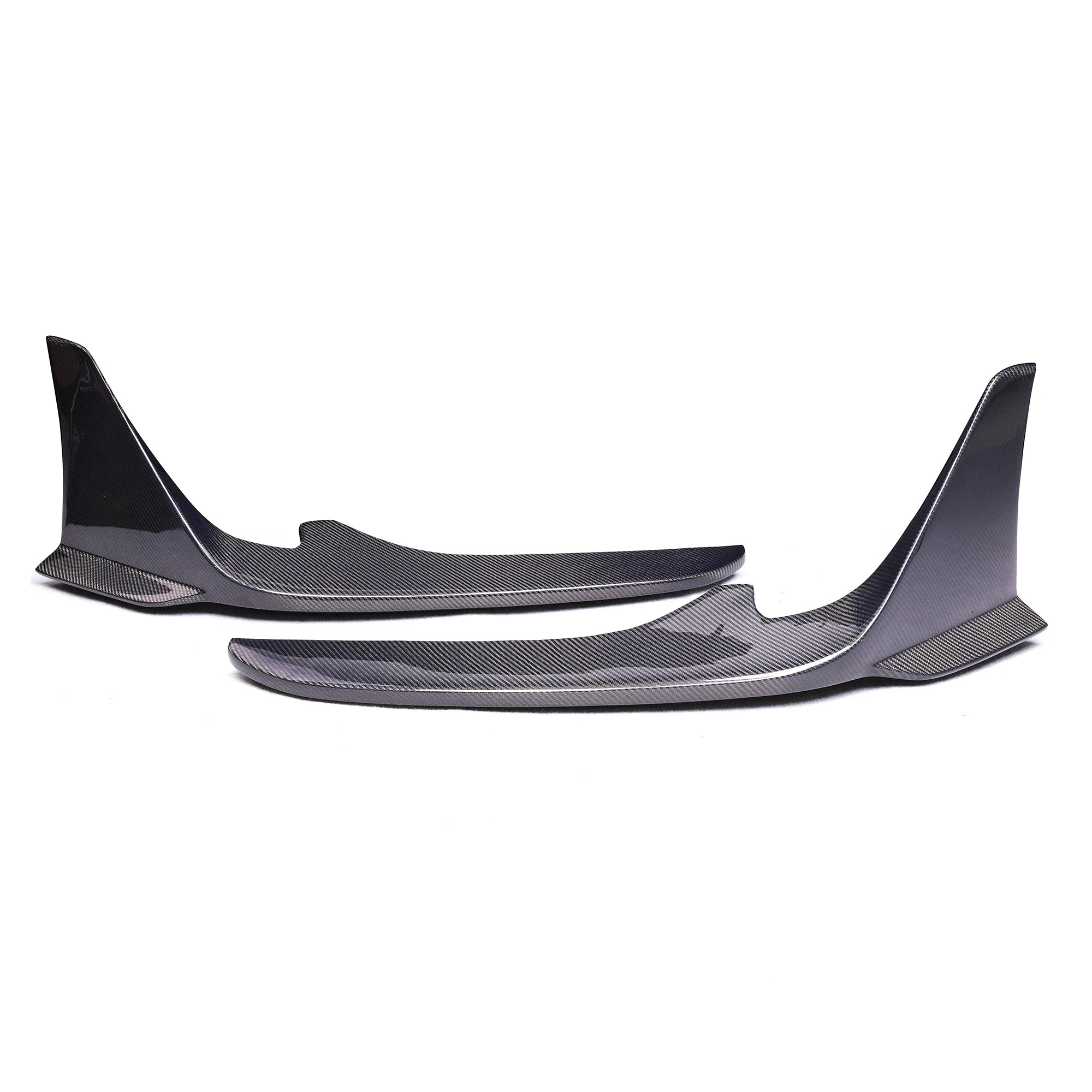 TOYOTA GR SUPRA A90 MK5 CARBON FIBER FRONT BUMPER SPATS (2019+)