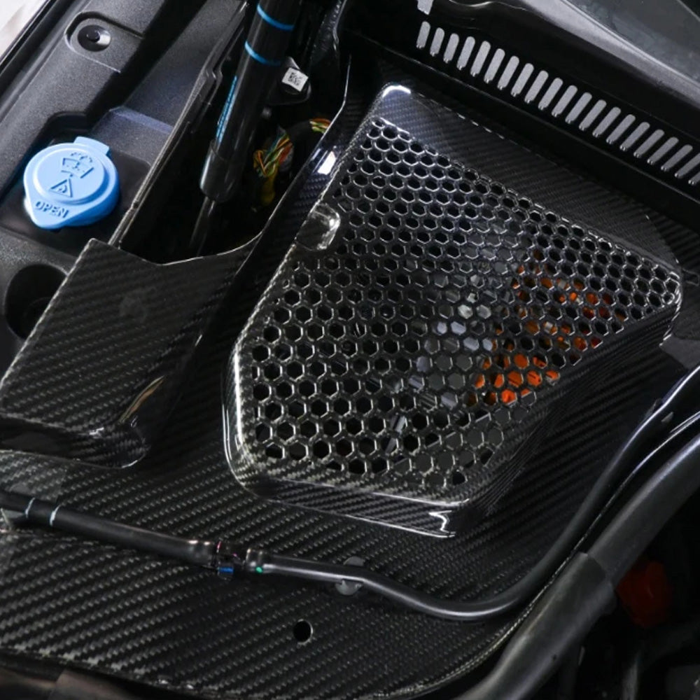 BMW M5 G90/G99 CARBON FIBER ENGINE COWL PANEL TRIM SET