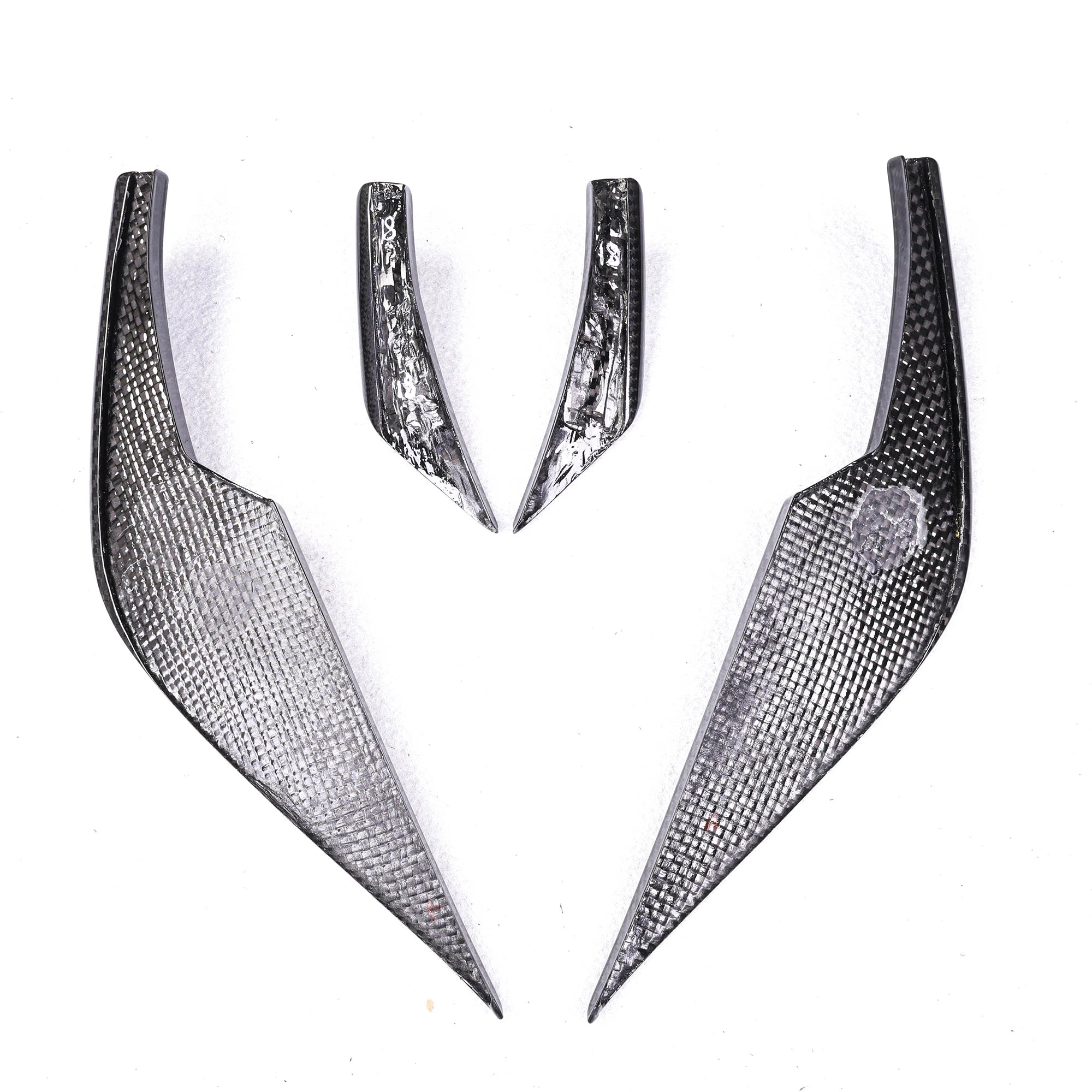 BMW M3 G80/G81 & M4 G82/G83 CARBON FIBER FRONT BUMPER VS STYLE CANARDS