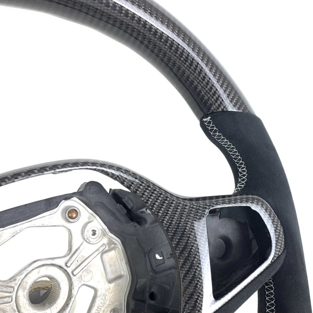 BMW G-CHASSIS 2/3/4/5 SERIES & M2/M3/M4 CUSTOM FLAT BOTTOM STEERING WHEEL