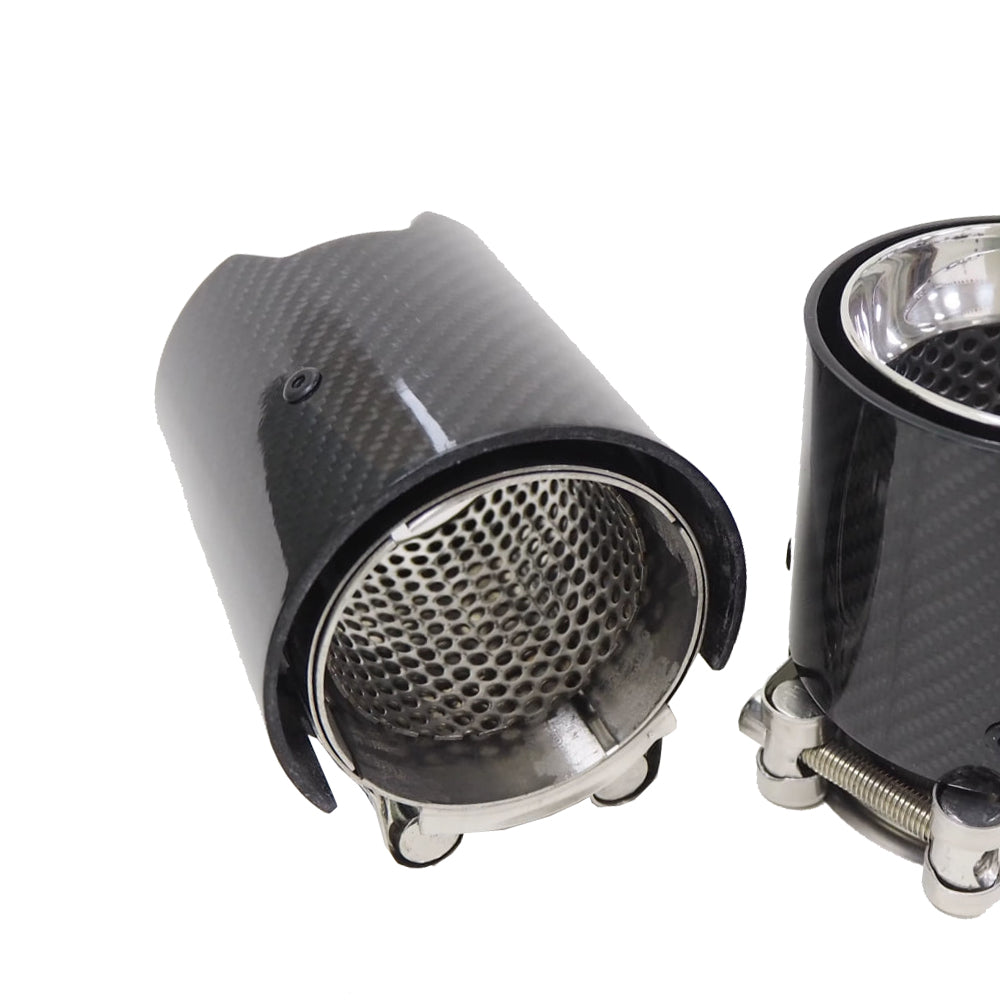 CARBON FIBER M PERFOMANCE EXHAUST TIPS FOR M135I/M140I & M235I/M240I