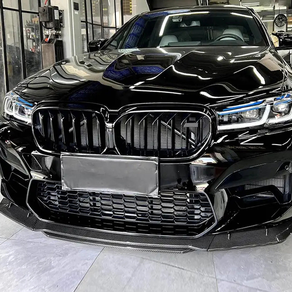 BMW M5 F90 LCI CARBON FIBER MT STYLE FRONT SPLITTER