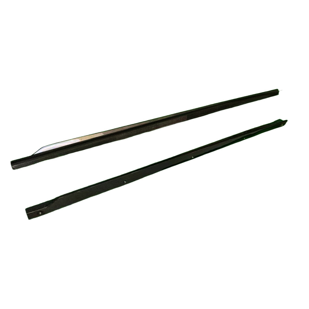 BMW M5 F90 CARBON FIBER V STYLE FIBER SIDE SKIRTS