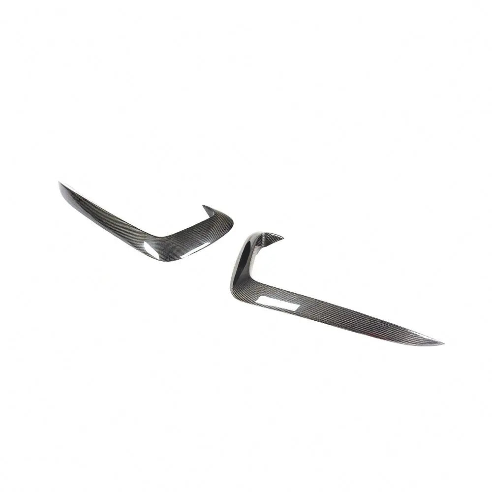 AUDI A5/S5 B9 CARBON FIBER FRONT BUMPER TRIMS (2015-2016)