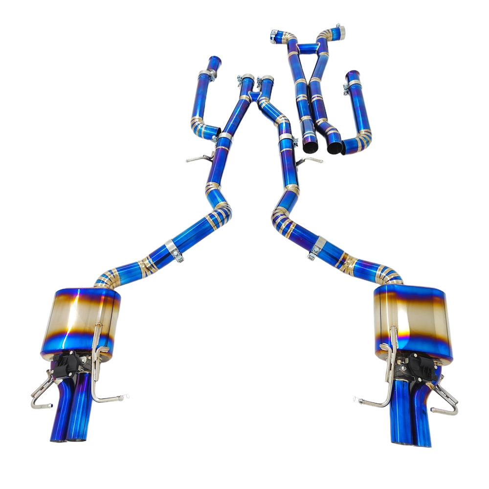 MERCEDES AMG E63/E63S W213 TITANIUM VALVED CATBACK EXHAUST