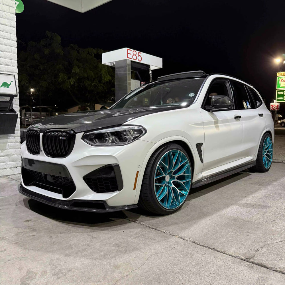 BMW X3M F97 & X4M F98 CARBON FIBER BONNET WITH GLASS CUTOUT