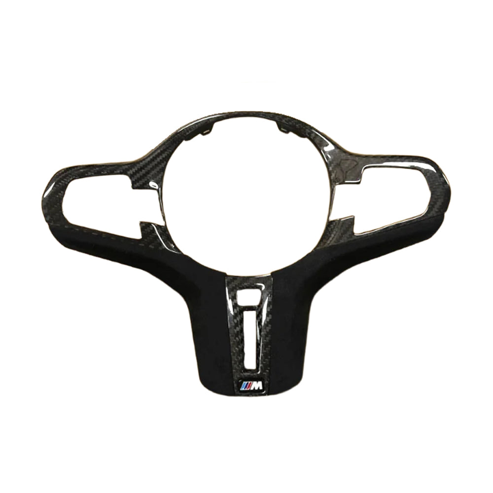 BMW G-CHASSIS CARBON FIBER & ALCANTARA STEERING WHEEL TRIM