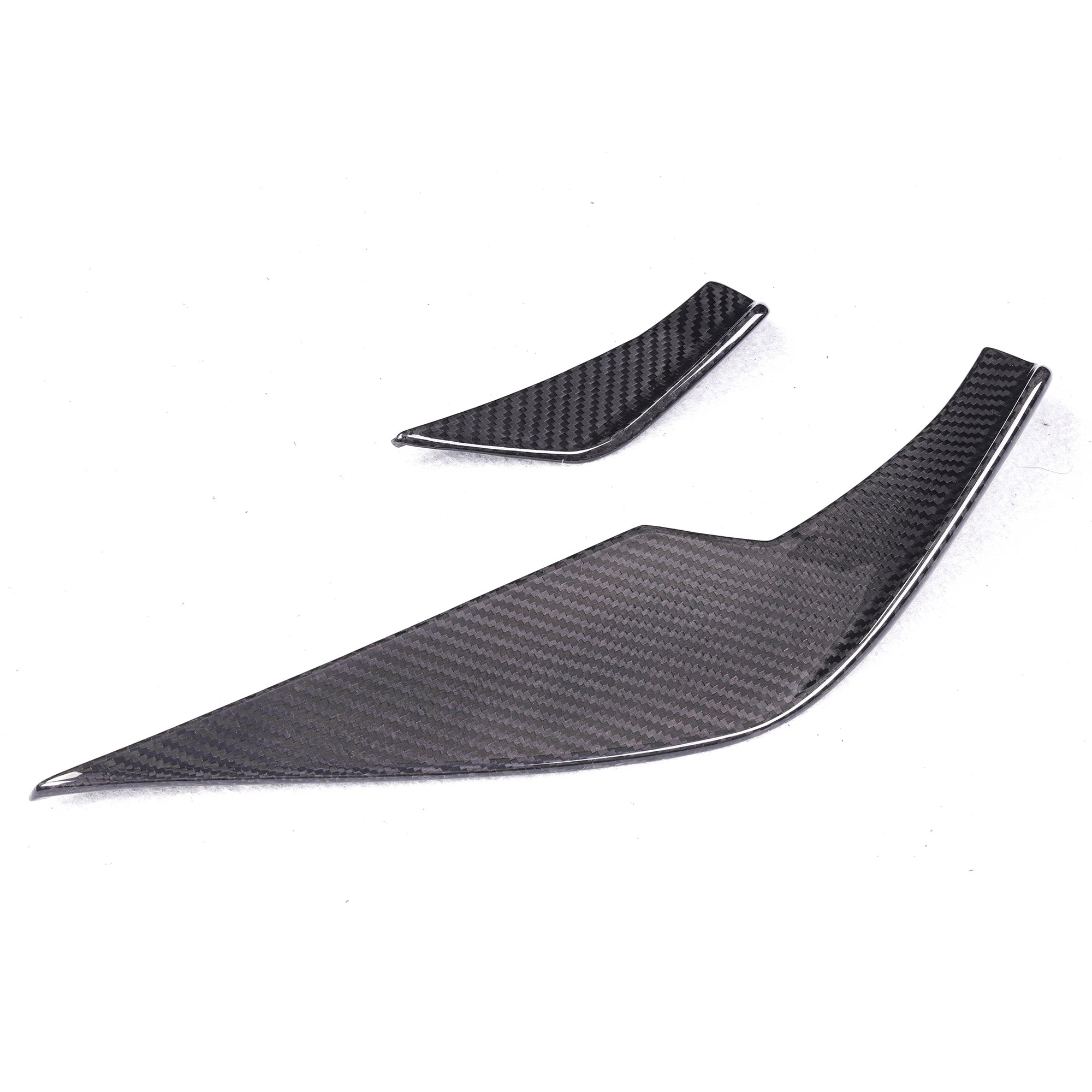 BMW M3 G80/G81 & M4 G82/G83 CARBON FIBER FRONT BUMPER VS STYLE CANARDS