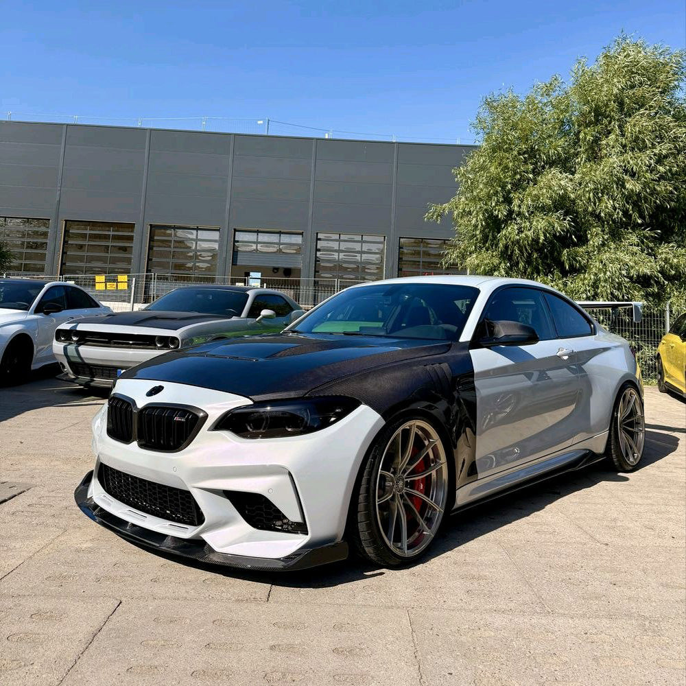 BMW M2 F87 CARBON FIBER CS STYLE BONNET