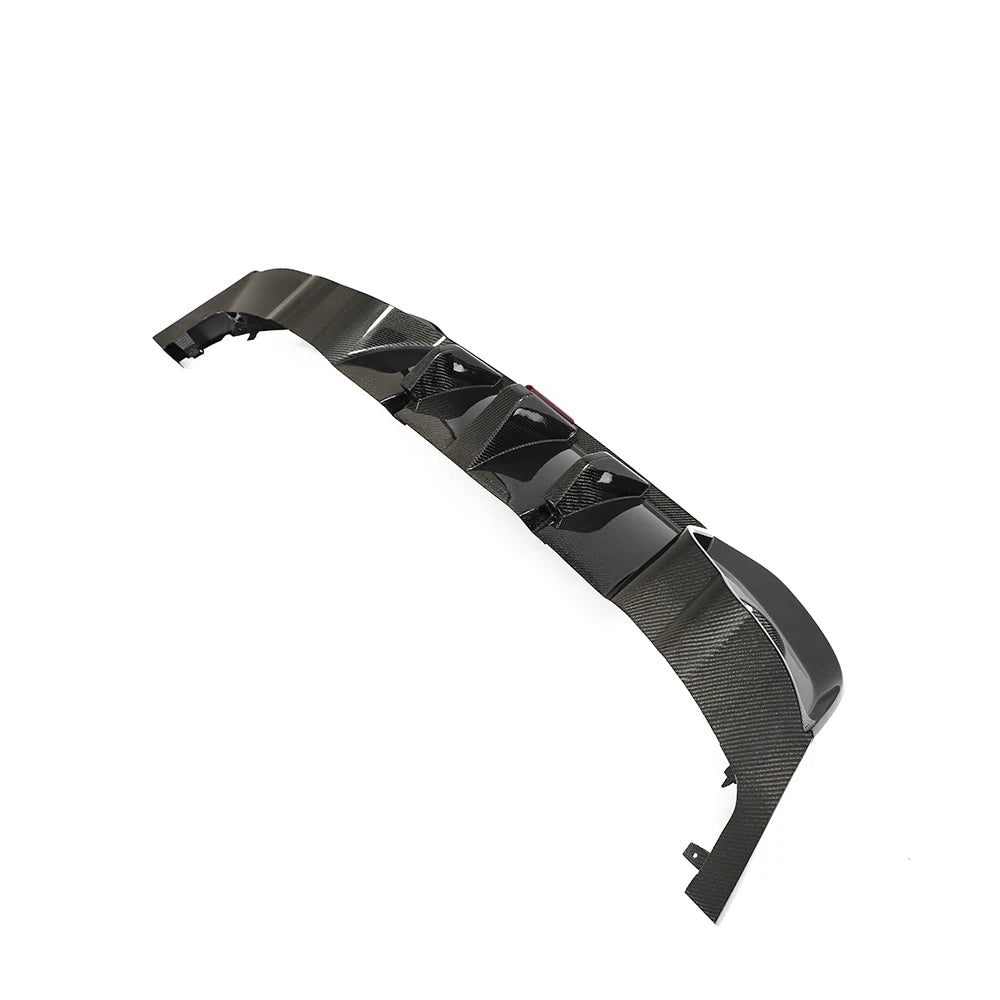 VOLKSWAGEN GOLF MK8 GTI CARBON FIBER REAR DIFFUSER WITH LED LIGHT