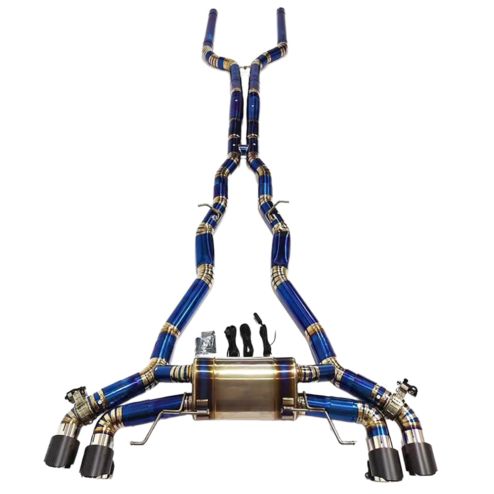 BMW M8 F91/F92/F93 TITANIUM VALVED CATBACK EXHAUST