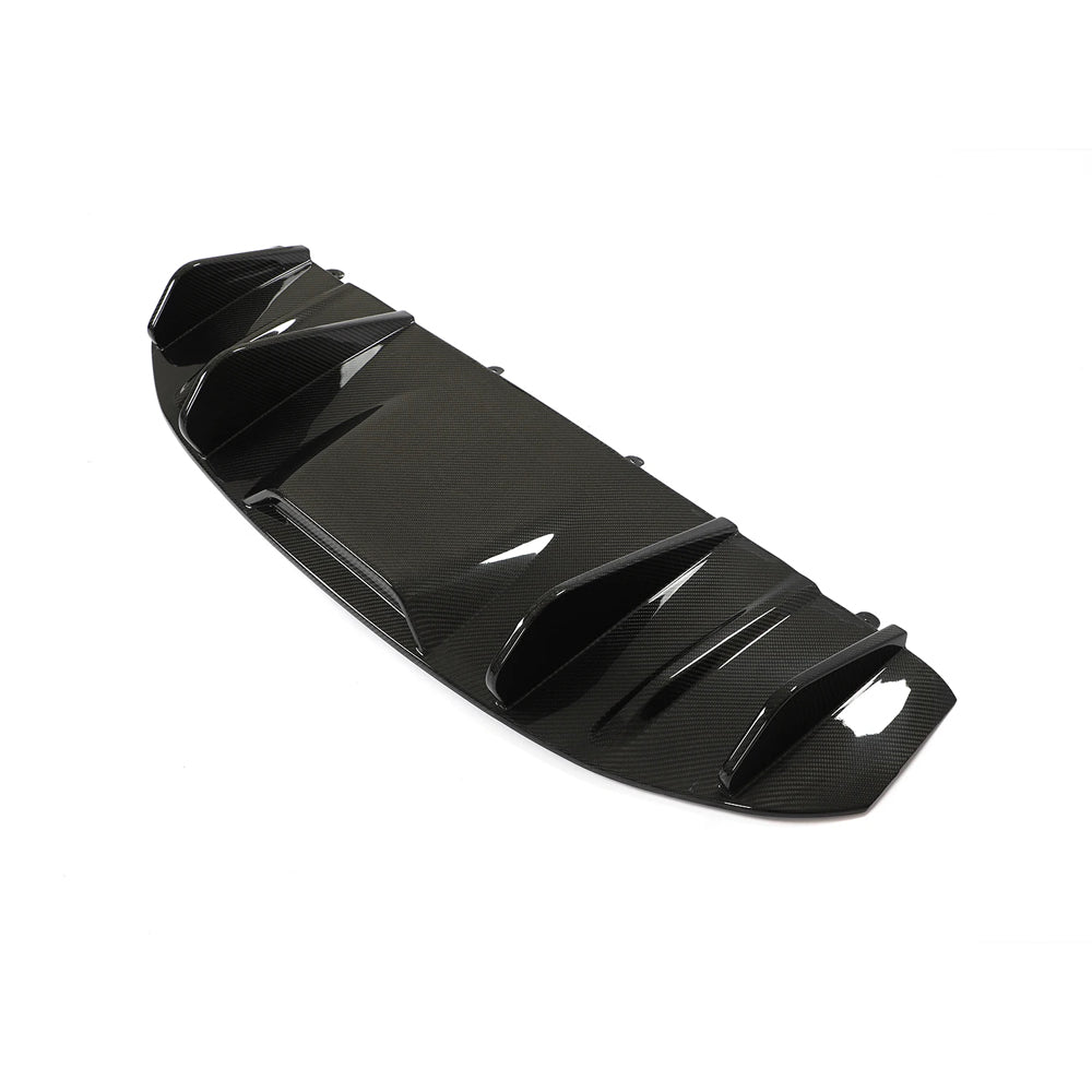 Porsche Taycan 9J1 Sedan Dry Carbon Fiber Rear Lower Diffuser (2020–2023)